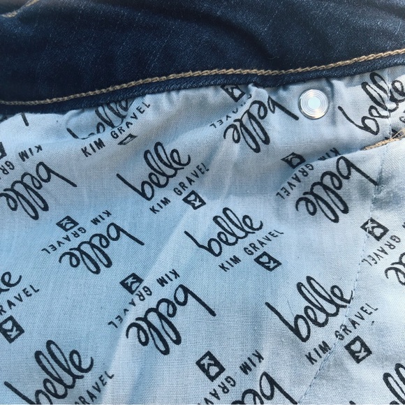 Belle by Kim Gravel Cropped TripleLuxe Denim Straight Leg Jeans Size 22W - Picture 10 of 13